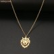 Wholesale Stainless Steel Crown Lion Necklace